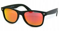 LUSTRZANKI Nerdy POLARYZACYJNE Czarno Pomarańczowe PRZECIWSŁONECZNE UV400