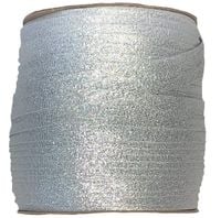 Lamówka Brokatowa 20 mm ( 1 mb ) SREBRNA
