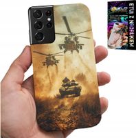 ETUI DO SAMSUNG GALAXY S21 Ultra - HELIKOPTER WOJSKOWY CZOŁG MILITARIA CASE