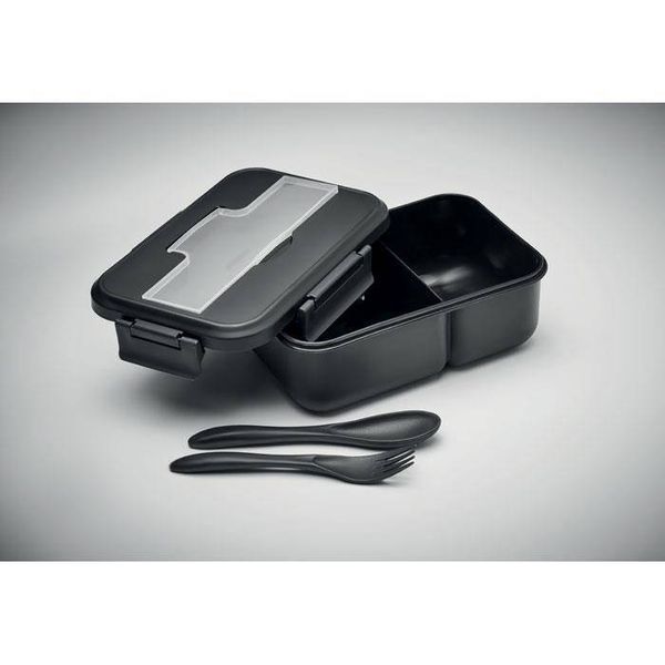 Lunch box ze sztućcami z PP zdjęcie 4
