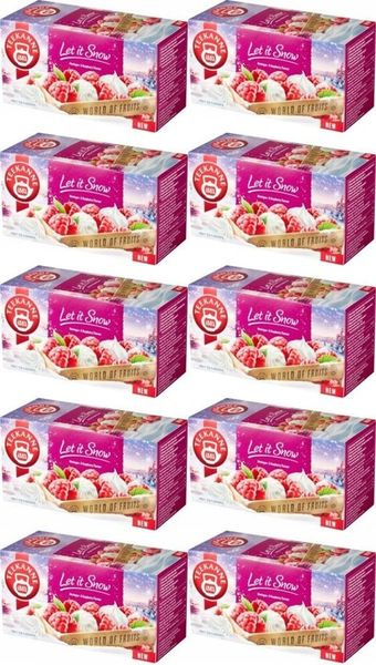 TEEKANNE HERBATA OWOCOWA LET IT SNOW 200T zdjęcie 1