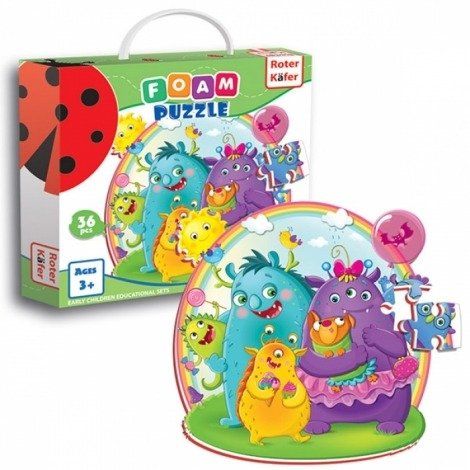 Piankowe Puzzle POTWORKI 36 el. na Arena.pl