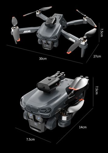 DRON Z KAMERĄ S183 PILOT HEADLESS 3 KAMERY UNIKANIE PRZESZKÓD 3 BATERIE na Arena.pl