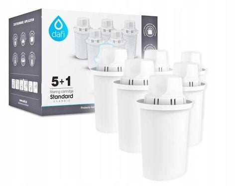 6 SZTUK FILTR WKŁAD DAFI CLASSIC DO DZBANKA CRYSTAL CLASSIC ORGINAŁ na Arena.pl