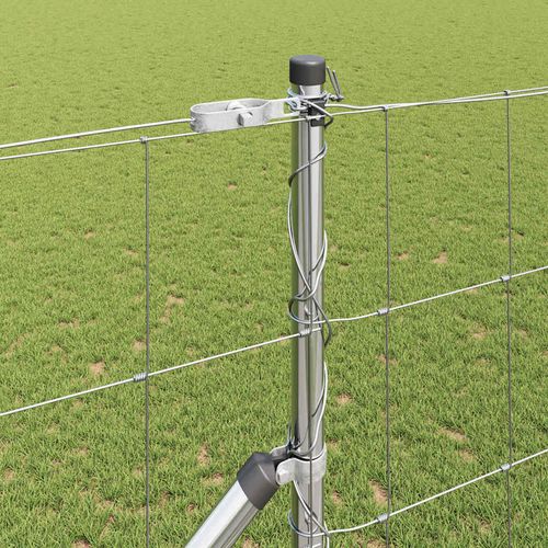 Ogrodzenie pastwiskowe Srebrny 25 x 1.4 m Stal galwanizowana na Arena.pl