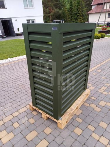 Osłona pompy ciepła 90x40x150 cm  zielona TKD189 na Arena.pl