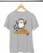 KOSZULKA DZIECIĘCA T-SHIRT - DZIEŃ PINGWINA PINGWIN - L 146-152
