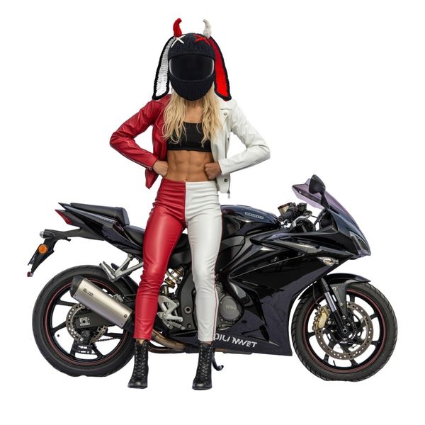 Czapka na kask Horned Devil Rider zdjęcie 7