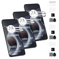 3X Folia ochronna do MOTOROLA MOTO G87 5G na ekran hydrożelowa mocna TPU