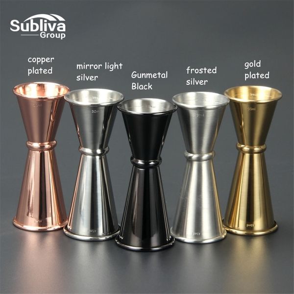 SHAKER Do Drinków i Koktajli - Stalowy - DRINK BAR 30x60ml Srebrny zdjęcie 3