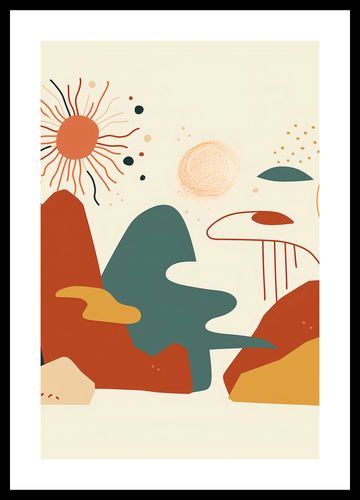 Plakat 61x91,5cm Kosmos Barw na Arena.pl