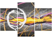 90X60CM OBRAZ WIRUJĄCE POSTACIE TRZY OBRAZY