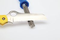 Ząbkowana diamentowa stal do ostrzenia