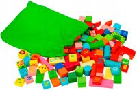 Klocki nicola.toys 1184 drewniane 100 el.