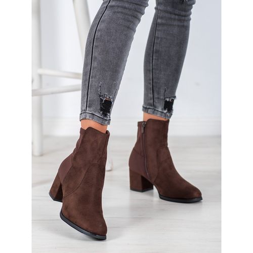 Ciemnobrązowe Botki r.38 na Arena.pl