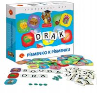 Zabawki Edukacyjne GRA EDUKACYJNA PLANSZÓWKA Dla DZIECKA Literka do literki