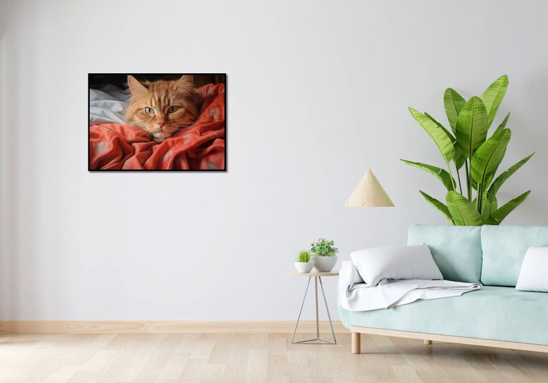 Plakat 84x59,5cm Mruczący Spokój zdjęcie 4