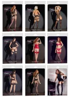 cottelli collection legwear zestaw pończoch i rajstop mix kolorow rozmiary