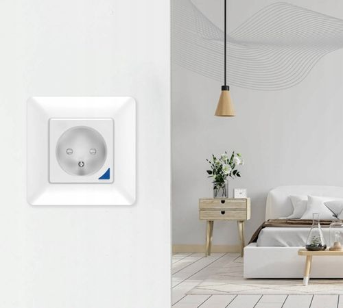 Inteligentne Gniazdo z Pomiarem Prądu WiFi TUYA PSMART 16A białe na Arena.pl