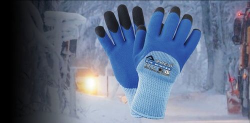 12 PAR Rękawice Robocze Ochronne BHP Ocieplane Zimowe Grube Arhem Winter 10 na Arena.pl