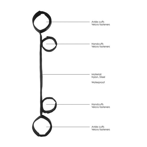 spreader bar with hand and ankle cuffs na Arena.pl