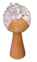 Turban czapeczka cienka na lato w kwiatki 44-48