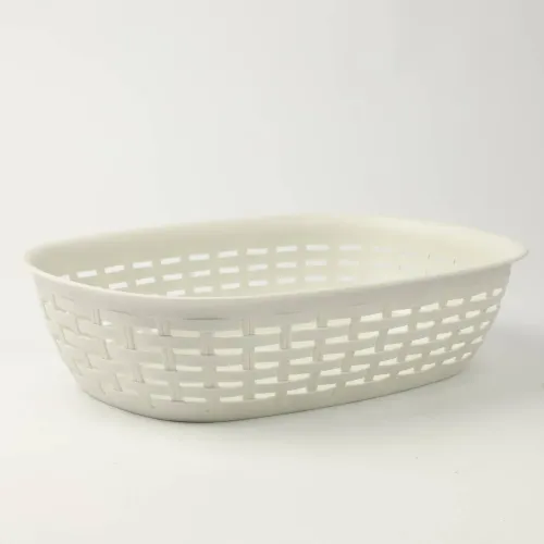 KOSZYK RATAN ECRU NA PIECZYWO OWOCE POJEMNIK ORGANIZER DO PRZECHOWYWANIA na Arena.pl