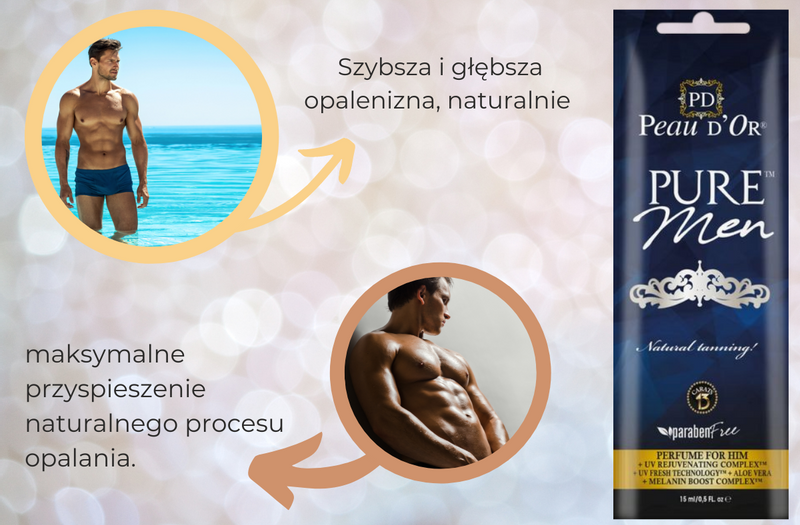 Peau d'Or Pure Men Do Opalania Saszetka zdjęcie 3