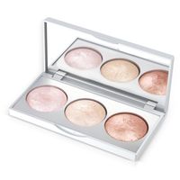 Golden Rose Strobing Highlighter Baked Trio Palette Potrójna paleta rozświetlająca do twarzy Rodzaj - 01