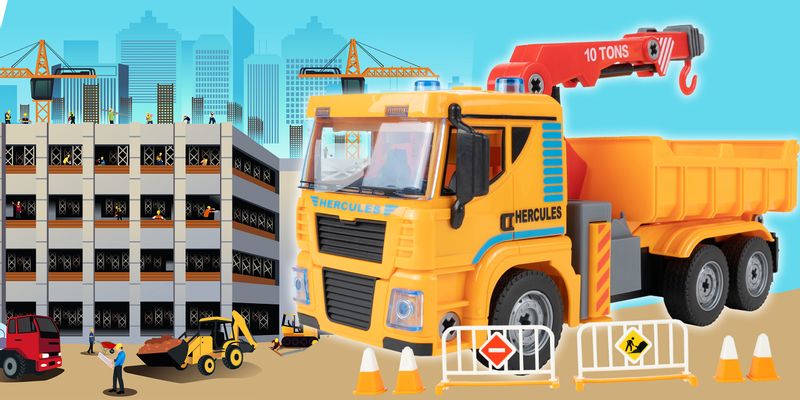 Auto Budowlane do Montażu Dźwig 104 el. zdjęcie 8