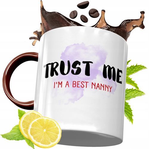 Kubek Bordowy Dla Niani Na Urodziny Prezent Z Nadrukiem Ze Zdjęciem na Arena.pl