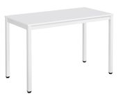 Stół prostokątny do kuchni i biura TESSA 120x60 biały metalowe nogi