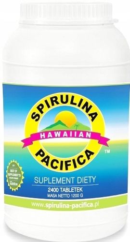 SPIRULINA HAWAJSKA PACIFICA 500 MG 2400 TABLETEK na Arena.pl