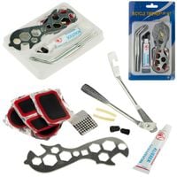 ZESTAW NAPRAWCZY DĘTKI DO ROWERÓW KLUCZ ŁATKI KLEJ