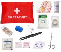 APTECZKA PRZENOŚNA PIERWSZEJ POMOCY 61 ELEMENTÓW