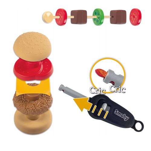 SMOBY Grill Ogrodowy dla dzieci Barbecue 18 akcesoriów na Arena.pl