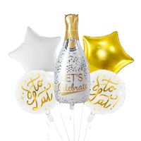 Zestaw balonów urodzinowy z szampanem Let's Celebrate Sto Lat