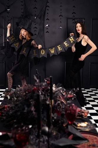 baner halloween, czarny, 20x175cm na Arena.pl