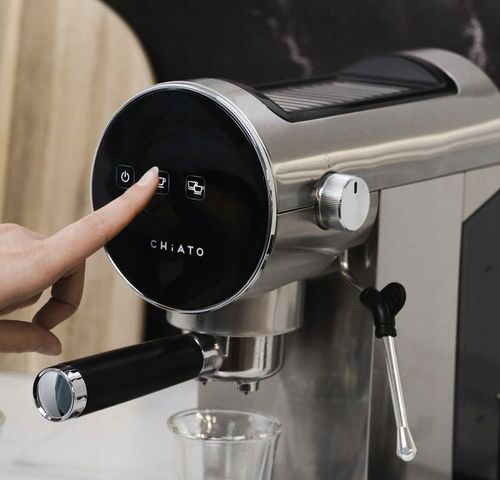 Kolbowy ekspres ciśnieniowy CHiATO Luna Style 1360 W srebrny/szary na Arena.pl