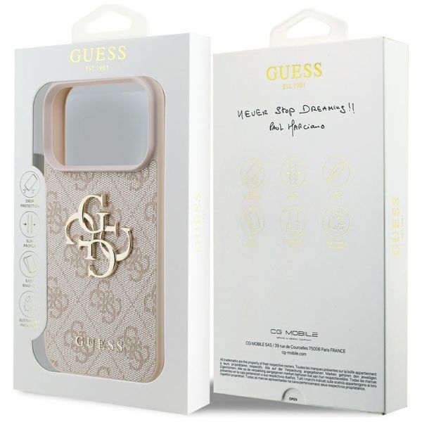 Etui Guess 4G Big Logo do iPhone 17 Pro różowy zdjęcie 8