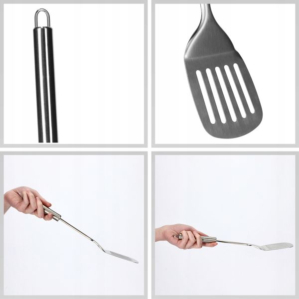 ŁYŻKA ŁOPATKA KUCHENNA DO MIĘSA NIERDZEWNA 35 cm zdjęcie 8