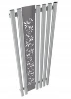 Grzejnik dekoracyjny FLOWER 160x60 SREBRNY