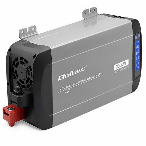 Qoltec przetwornica 12V/230V 1000W UPS na Arena.pl
