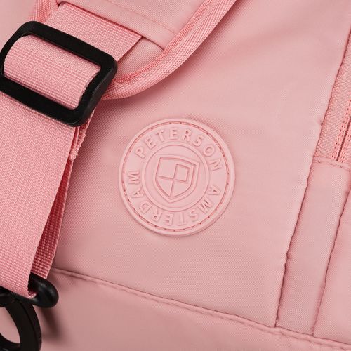 weekendowa torba podróżna z poliestru w różowym kolorze zamykana na suwak na Arena.pl