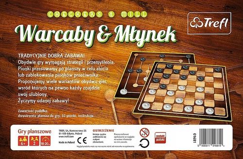 gra warcaby/młynek de luxe 01681 na Arena.pl