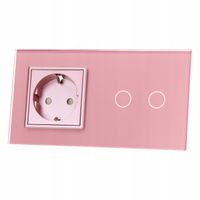 VL-C702EU-67 WŁĄCZNIK PODWÓJNY + GNIAZDO LIVOLO