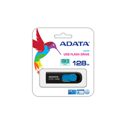 ADATA | UV128 | 128 GB | USB 3.0 | Czarny/Niebieski na Arena.pl