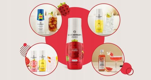 Syrop koncentrat do wody SodaStream Malina Bez Cukru 440ml na Arena.pl