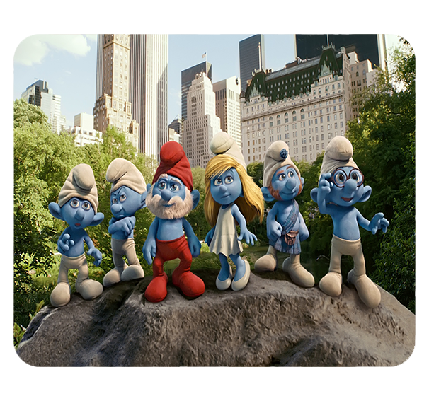 Podkładka pod myszkę Smerfy zdjęcie 1