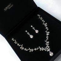 Komplet ślubny FLORAL silver